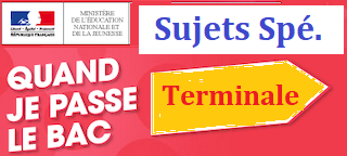 Sujets Spé Ter